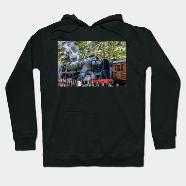 Black Prince steam locomotive Hoodie by yackers1